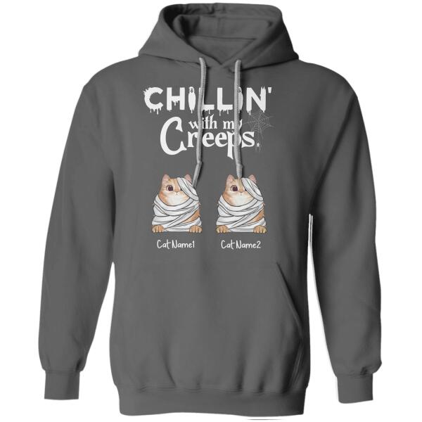 Chillin' With My Creeps Personalized Cat T-Shirt TS-GH185