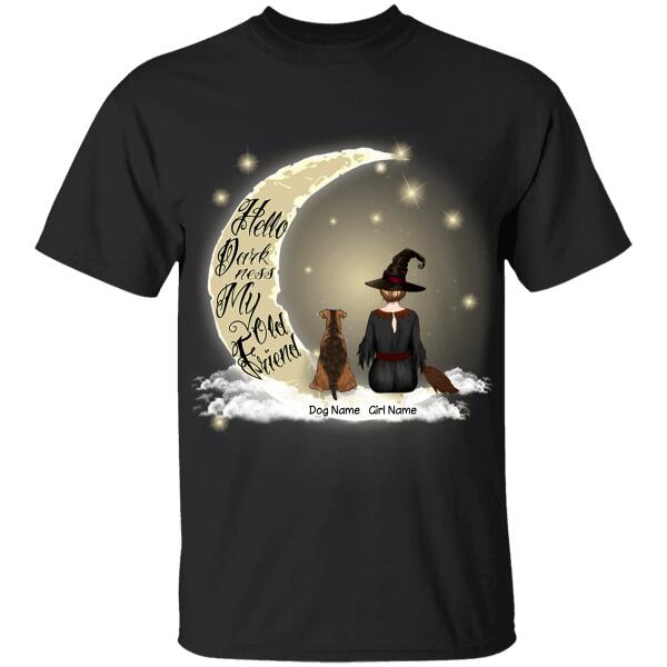 Hello Darkness My Old Friend Personalized Dog T-Shirt TS-HR223