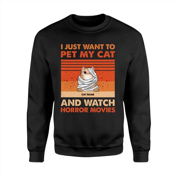 I Just Want To Pet My Cat Personalized T-Shirt TS-TU241