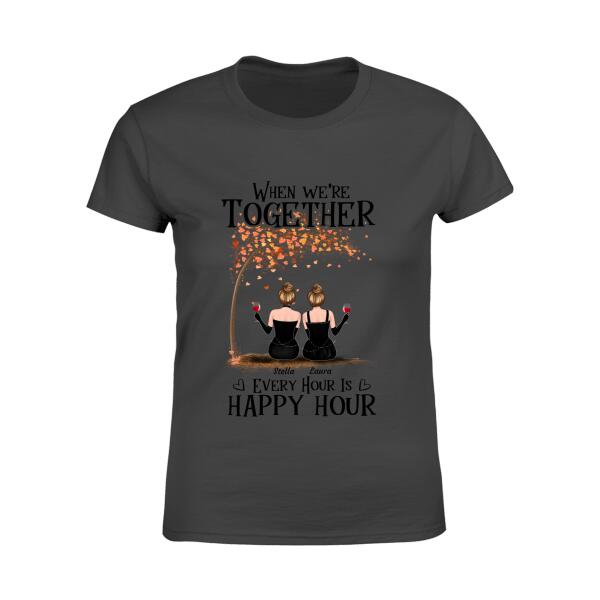 When We're Together Every Hour Is Happy Hour Halloween Personalized T-Shirt TS-GH199