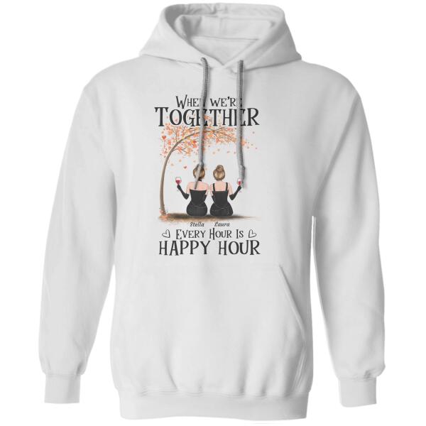 When We're Together Every Hour Is Happy Hour Halloween Personalized T-Shirt TS-GH199
