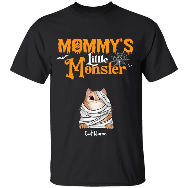 Mommy's Little Monster Personalized Halloween T-shirt TS-NN39