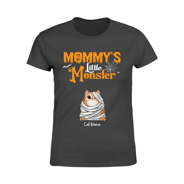 Mommy's Little Monster Personalized Halloween T-shirt TS-NN39