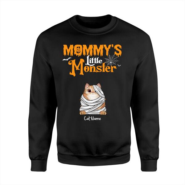 Mommy's Little Monster Personalized Halloween T-shirt TS-NN39