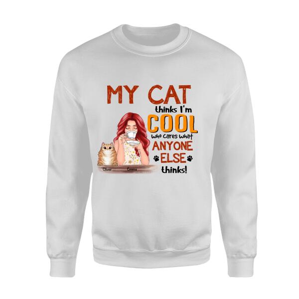 My Cats Think I'm Cool Personalized T-shirt TS-NB26