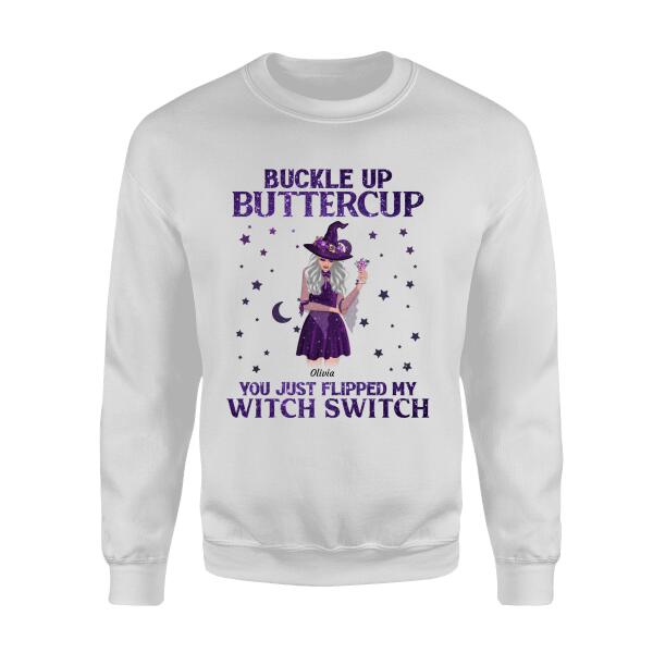 Buckle Up Buttercup Personalized Friend T-shirt TS-NN20