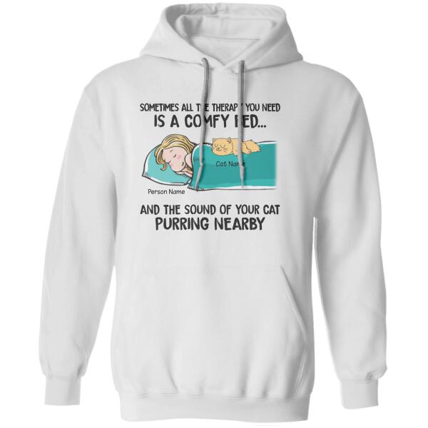 Sometimes All The Therapy You Need Personalized Cat T-Shirt TS-NB53