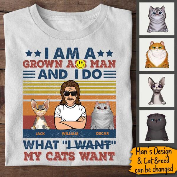 I Do What My Cat Want Personalized T-shirt TS-NB119