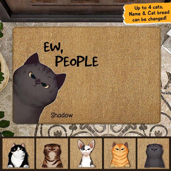 Ew People Personalized Cat Doormat DM-NN182