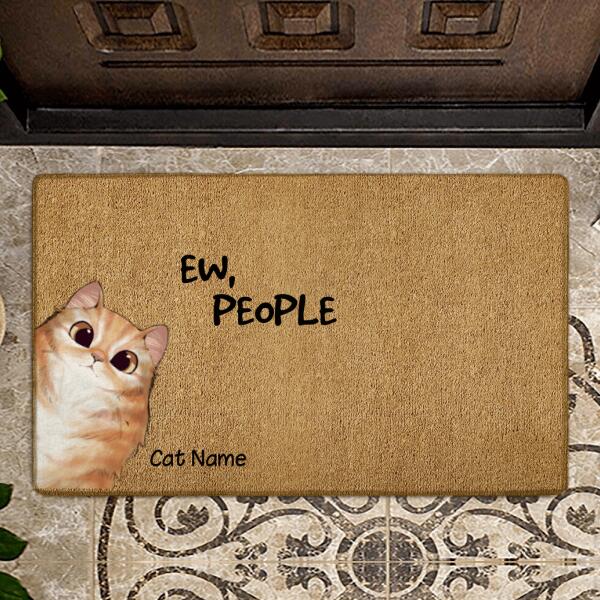 Ew People Personalized Cat Doormat DM-NN182