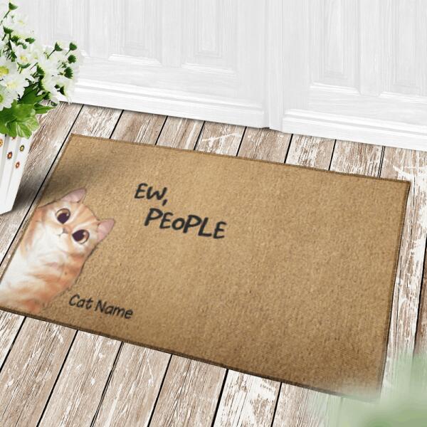 Ew People Personalized Cat Doormat DM-NN182