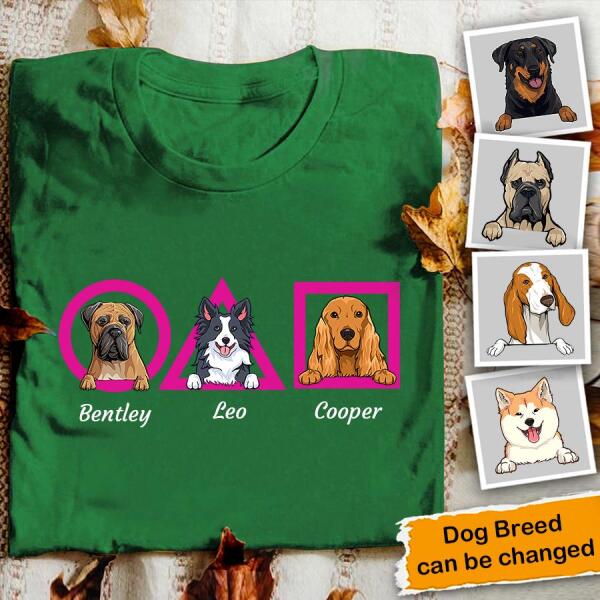 Squid Game Personalized Dog T-shirt TS-NB190