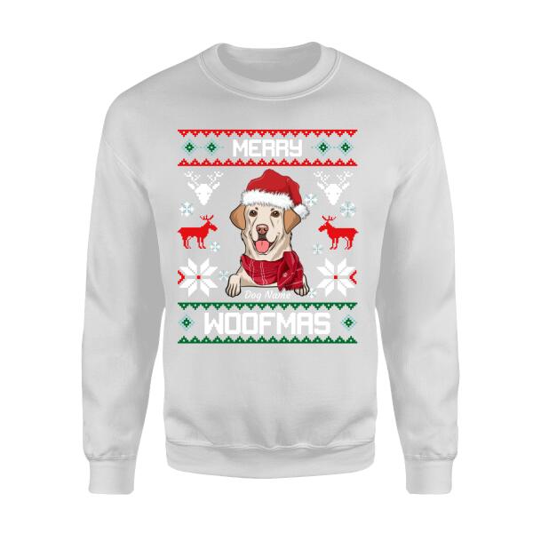 Merry Woofmas Personalized Dog T-Shirt TS-PT256