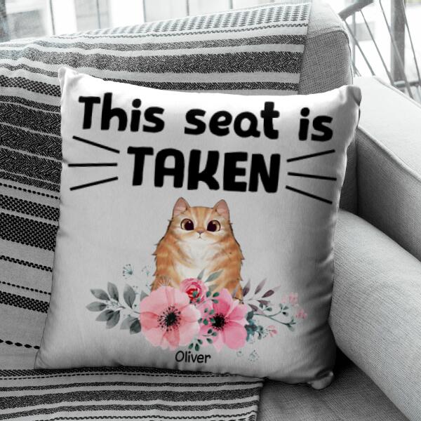This Couch Is Taken Personalized Cat Pillow P-NB261