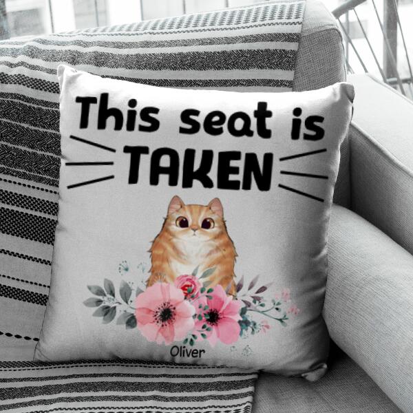 This Couch Is Taken Personalized Cat Pillow P-NB261