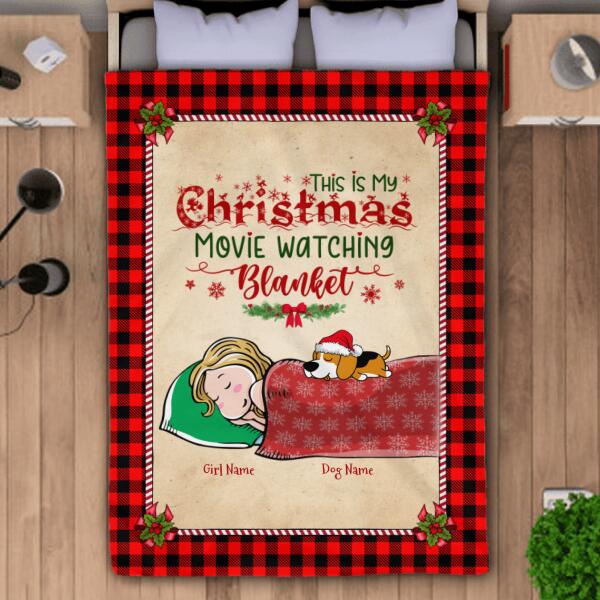 This Is My Christmas Movie Watching Blanket Personalized Blanket B-NN391