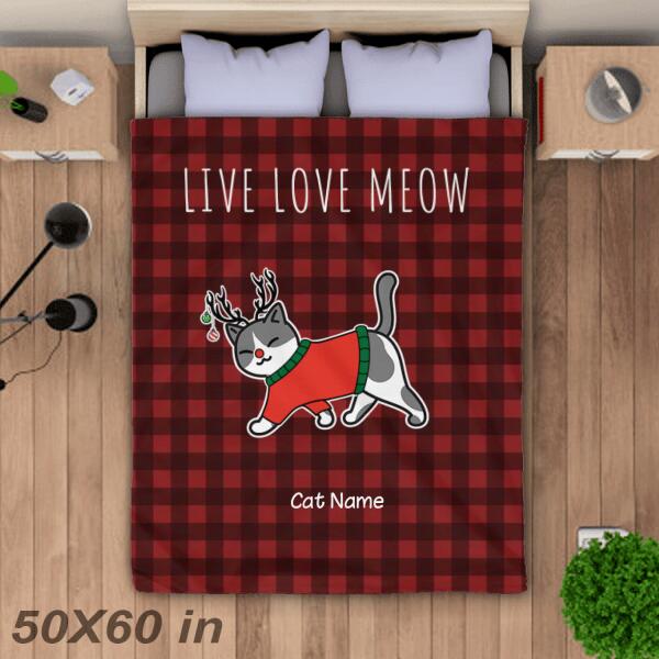 Funny Purrsonal Stalkers Personalized Cat Blanket B-PT648