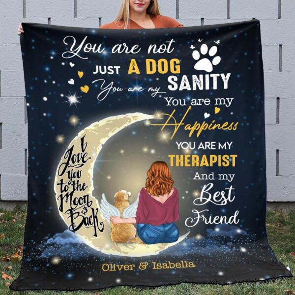 You Are Not Just A Dog Personalized Blanket B-PT690