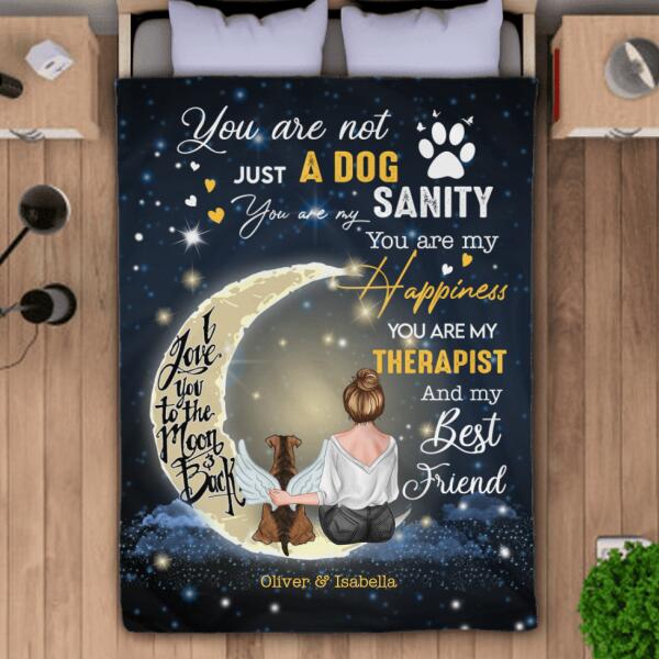 You Are Not Just A Dog Personalized Blanket B-PT690