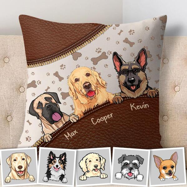 Life Is Better With Dogs Personalized Pillow P-NB974