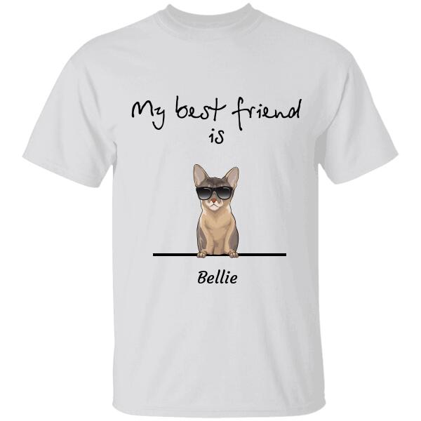 My best Friend personalized Cat T-Shirt TS-TU181