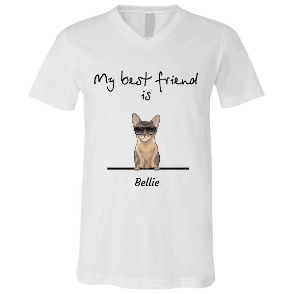 My best Friend personalized Cat T-Shirt TS-TU181