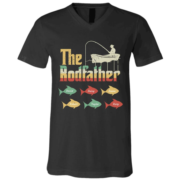"The Rodfather" fish, name personalized T-Shirt TS-HR61