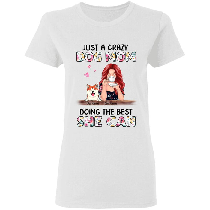 Just a crazy mom Personalized Shirts TS-TU149