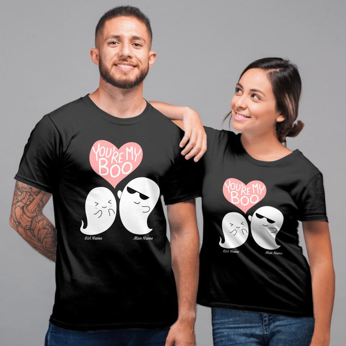 You are my Boo couples' name personalized t-shirt TS-TU152