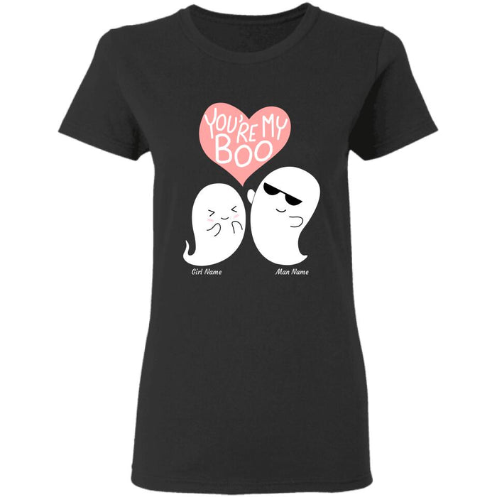 You are my Boo couples' name personalized t-shirt TS-TU152