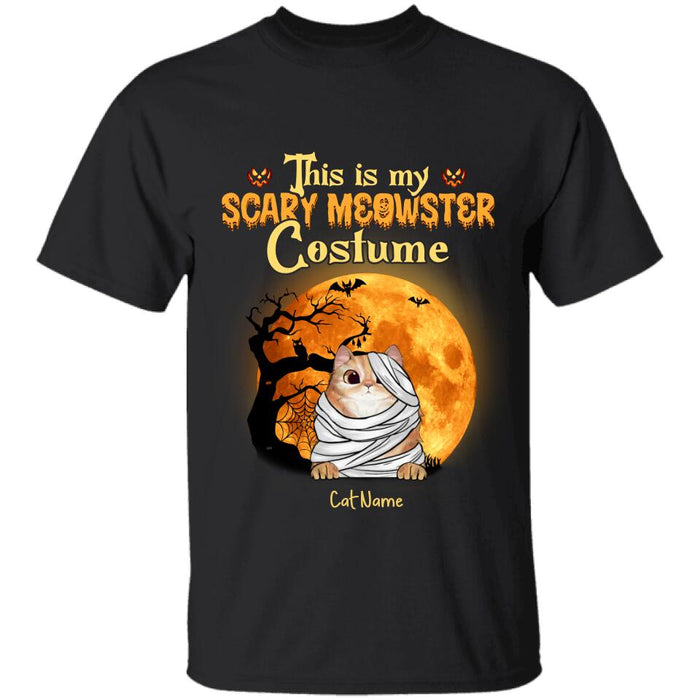 This Is My Scary Meowster Costume Personalized Cat T-Shirt TS-TU233
