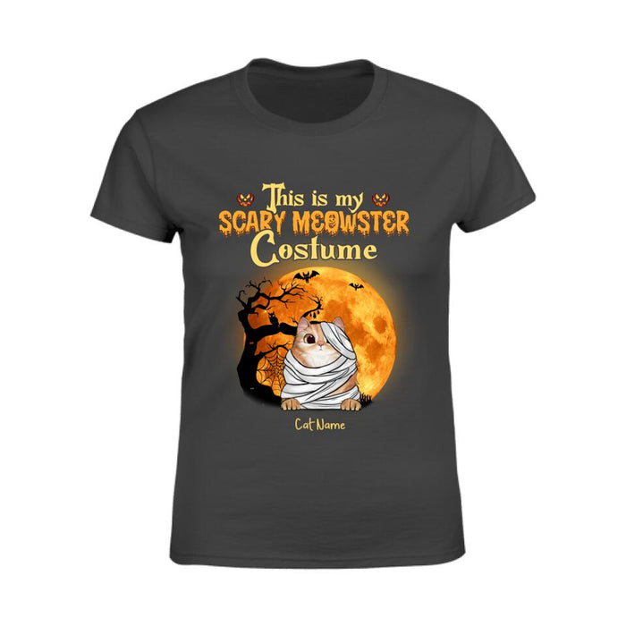 This Is My Scary Meowster Costume Personalized Cat T-Shirt TS-TU233