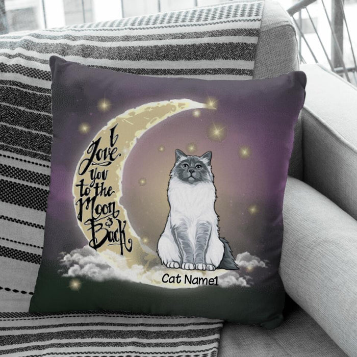 Love to Moon personalized Cat Pillow PL-HR03