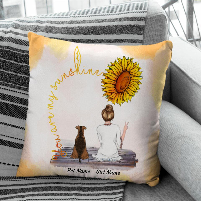You Are My Sunshine Personalized Pillow P-NB1691