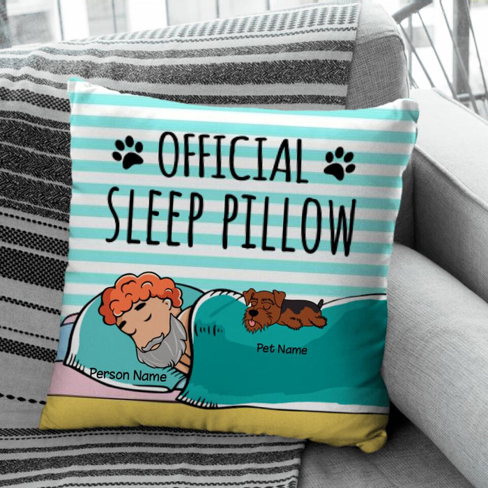 Official Sleep Pillow Personalized  Dog Pillow P-NN670