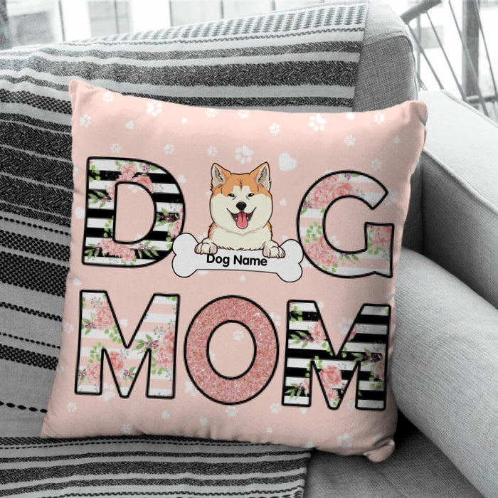 Dog Mom Personalized Pillow TS-NB1716