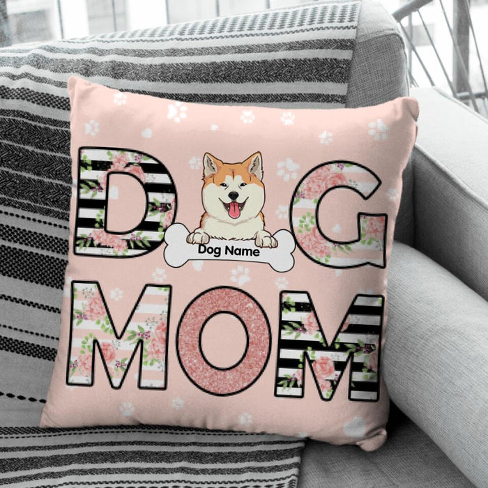 Dog Mom Personalized Pillow TS-NB1716