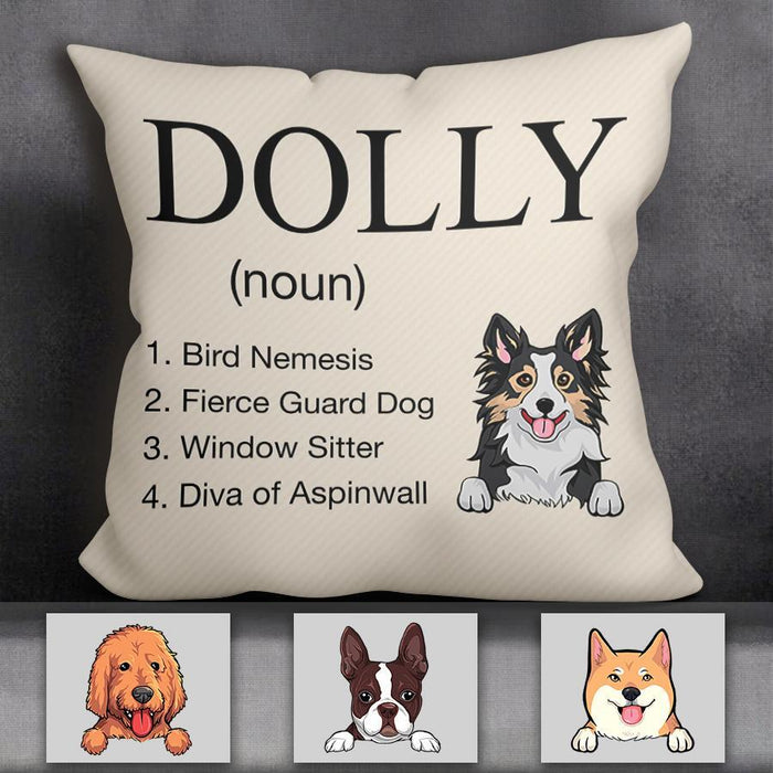 Definition Of Your Pet Personalized Pillow P-NB1730