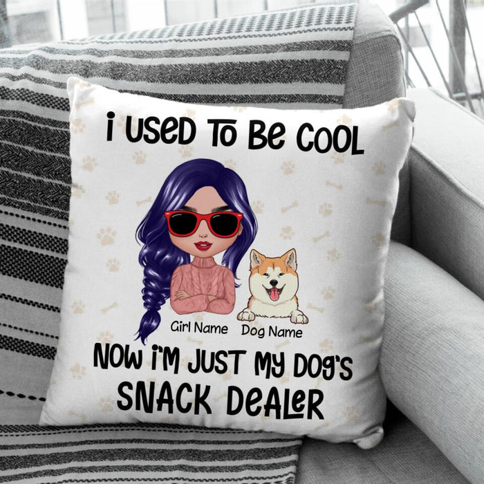 I Used To Be Cool Snack Dealer Dog Mom  Personalized Pillow P-NB1695