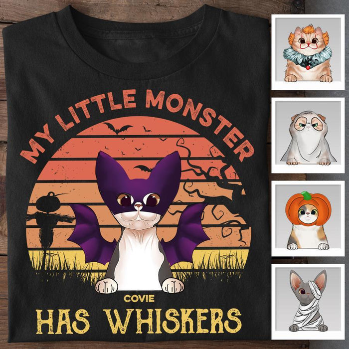 My Little Monster Has Whiskers Personalized T-shirt TS-NB1744