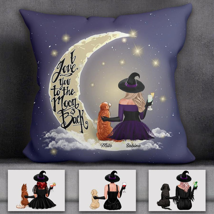 I Love You To The Moon & Back Personalized Pillow P-NB1763