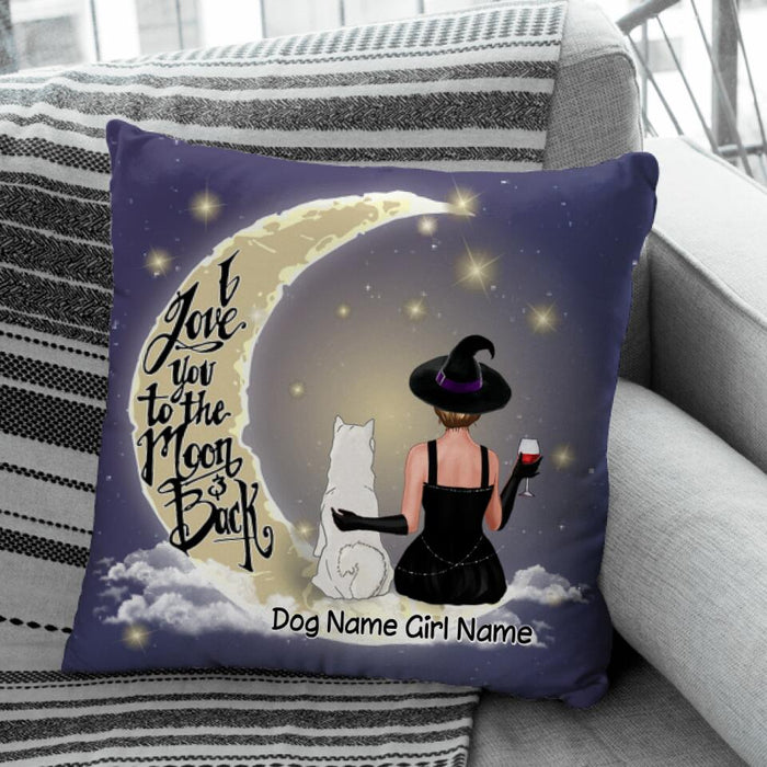 I Love You To The Moon & Back Personalized Pillow P-NB1763