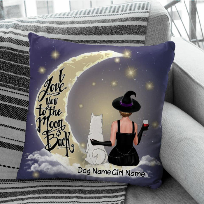 I Love You To The Moon & Back Personalized Pillow P-NB1763