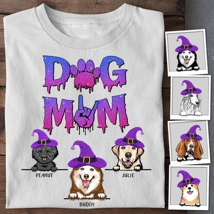 Dog Mom Halloween Personalized T-shirt TS-NB1768