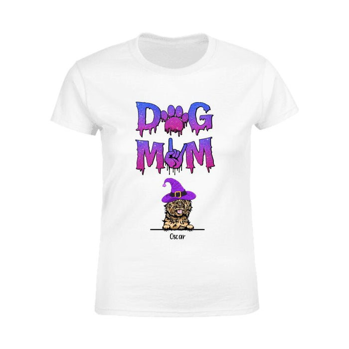 Dog Mom Halloween Personalized T-shirt TS-NB1768