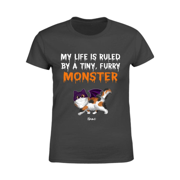 My Life Is Ruled By Tiny Furry Monsters Halloween Personalized T-Shirt TS-NB1771