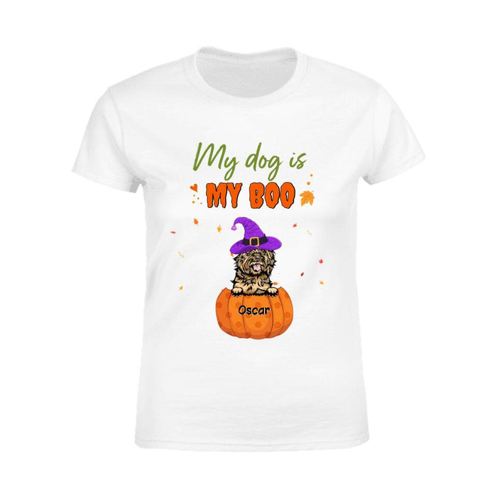 My Dog Is My Boo Personalized T-shirt TS-NB1772