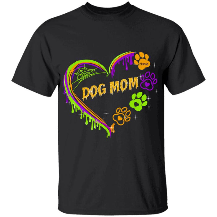 Dog Mom Halloween RainBow Personalized T-shirt TS-NB1778