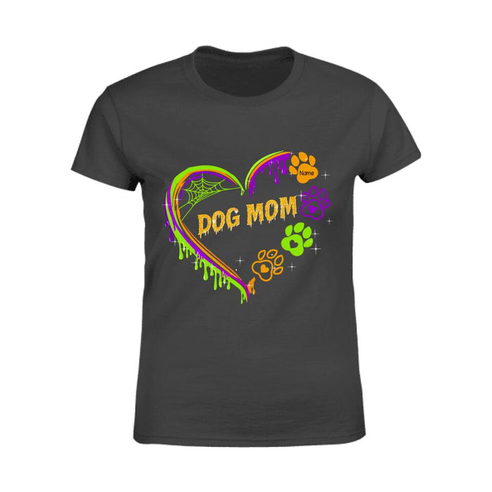 Dog Mom Halloween RainBow Personalized T-shirt TS-NB1778