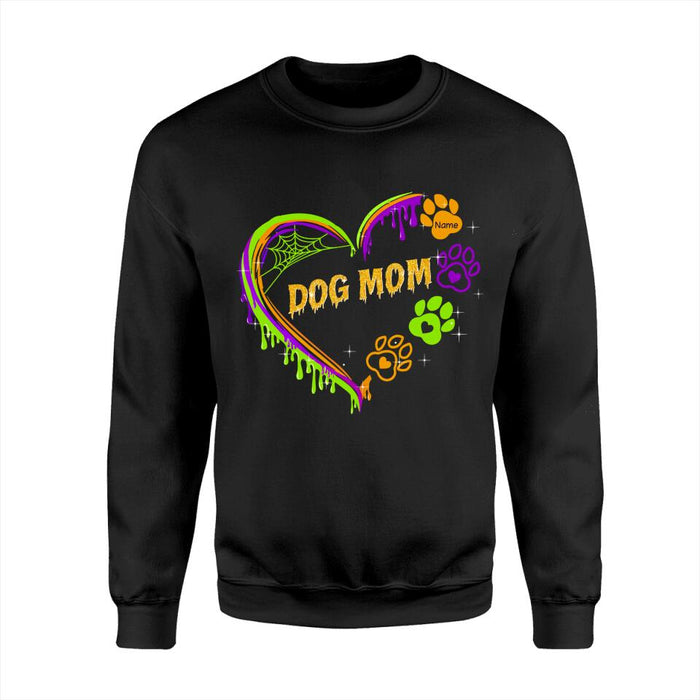 Dog Mom Halloween RainBow Personalized T-shirt TS-NB1778